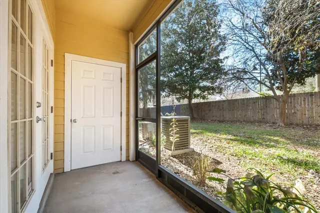 a view of outdoor space and swimming pool