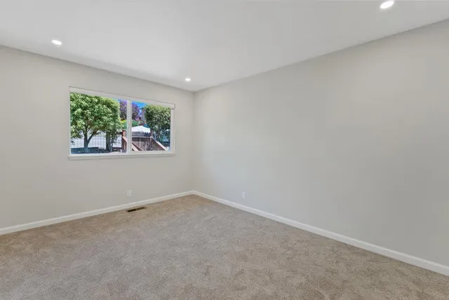 a view of room with window