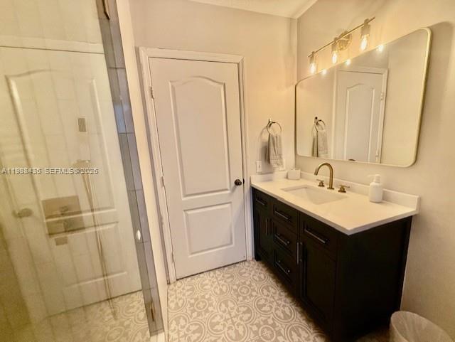 18163 Southwest 149th Place Miami, FL 33187 - Photo 26 of 49 a bathroom with a sink and a mirror
