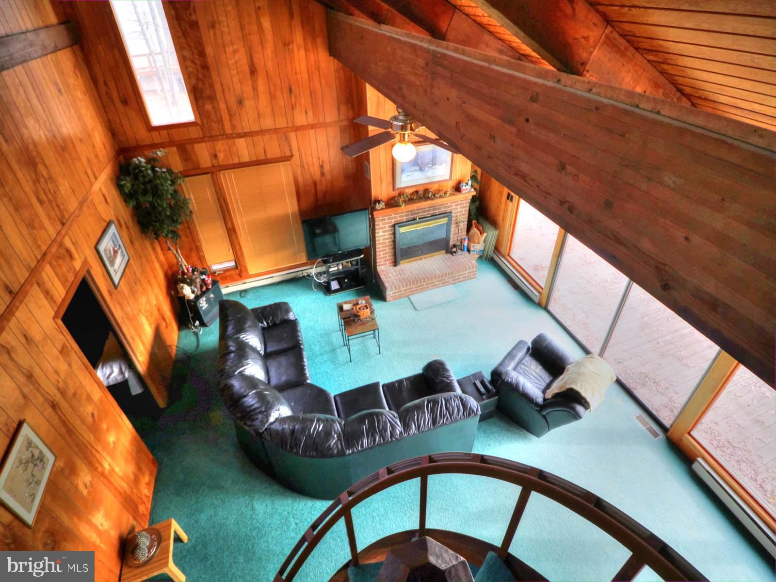 416 Killmon Road Basye, VA 22810 - Photo 12 of 31 VIEW OF GREAT ROOM FROM LOFT