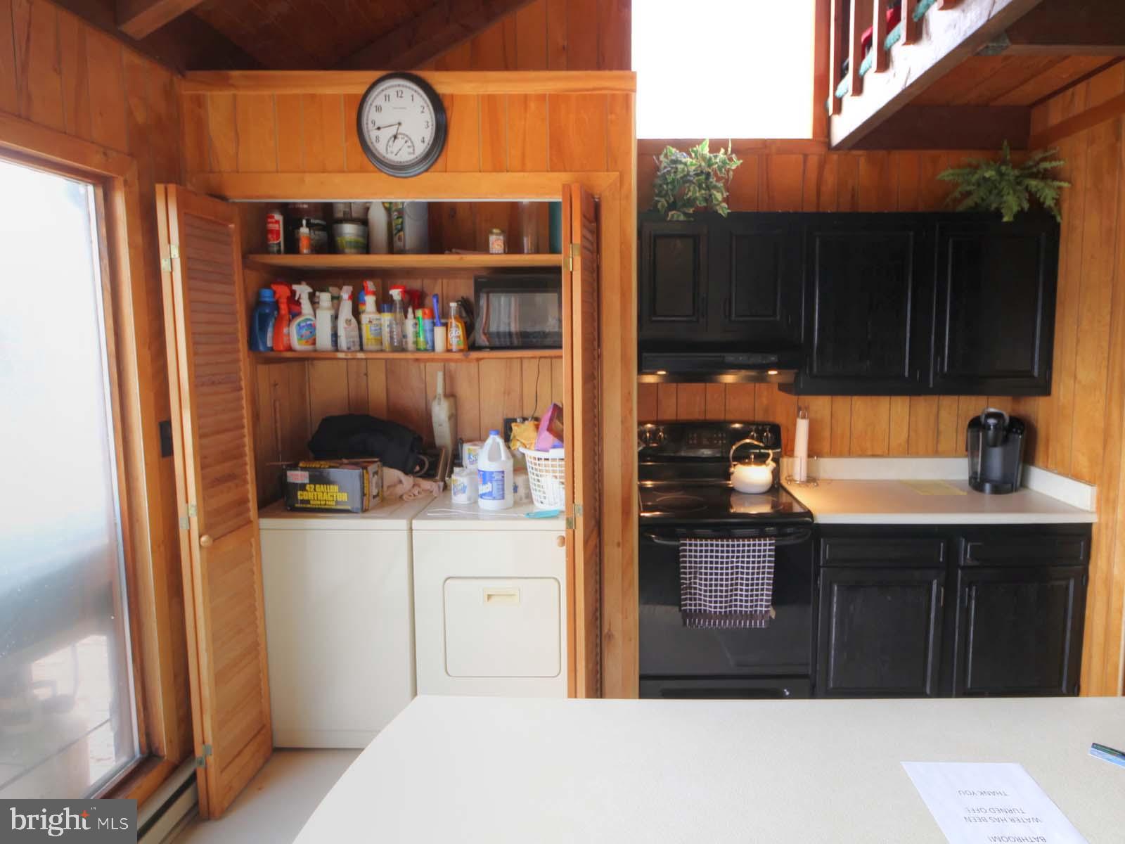 416 Killmon Road Basye, VA 22810 - Photo 15 of 31 KITCHEN AREA WITH WASHER & DRYER