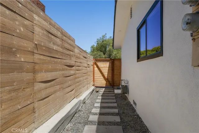 a view of a house with a door