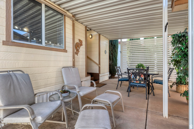 2990 East Riverside Drive, Unit 58 St. George, UT 84790 - Photo 22 of 31 Covered back porch