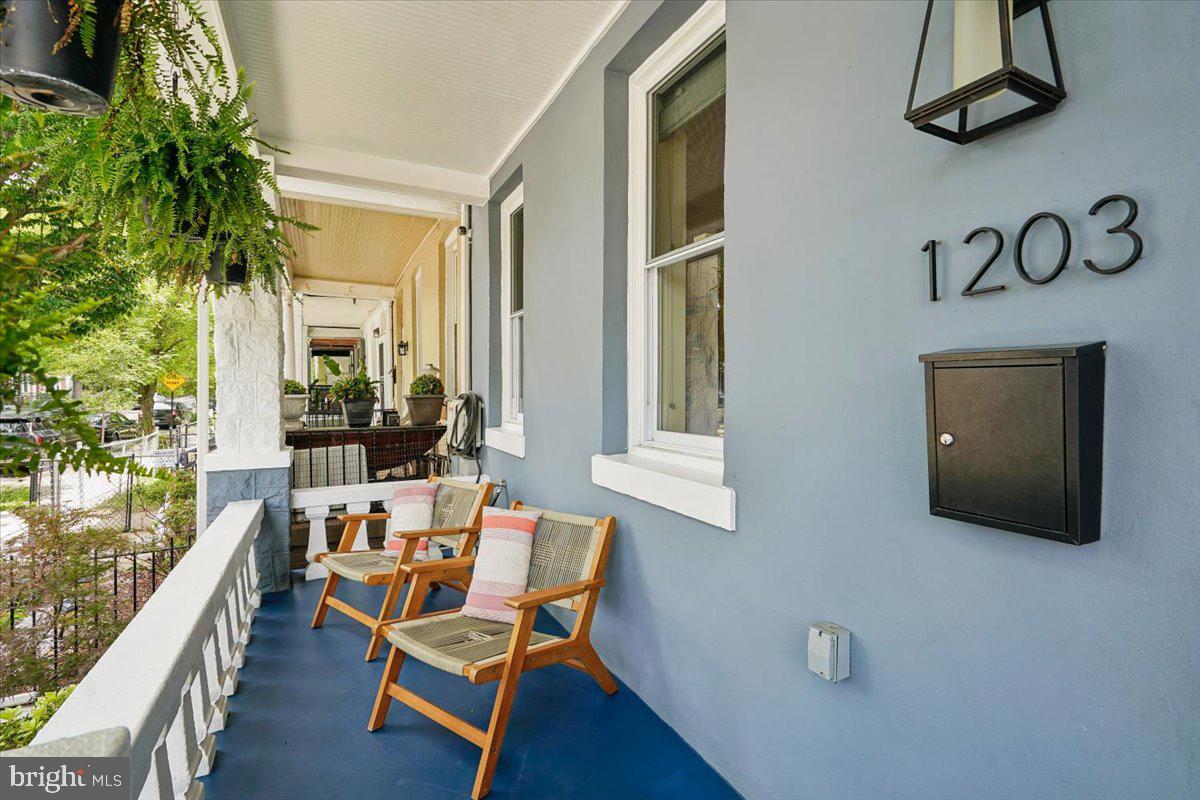 1203 Staples Street Northeast Washington, DC 20002 - Photo 50 of 51 Charming porch with inviting seating.