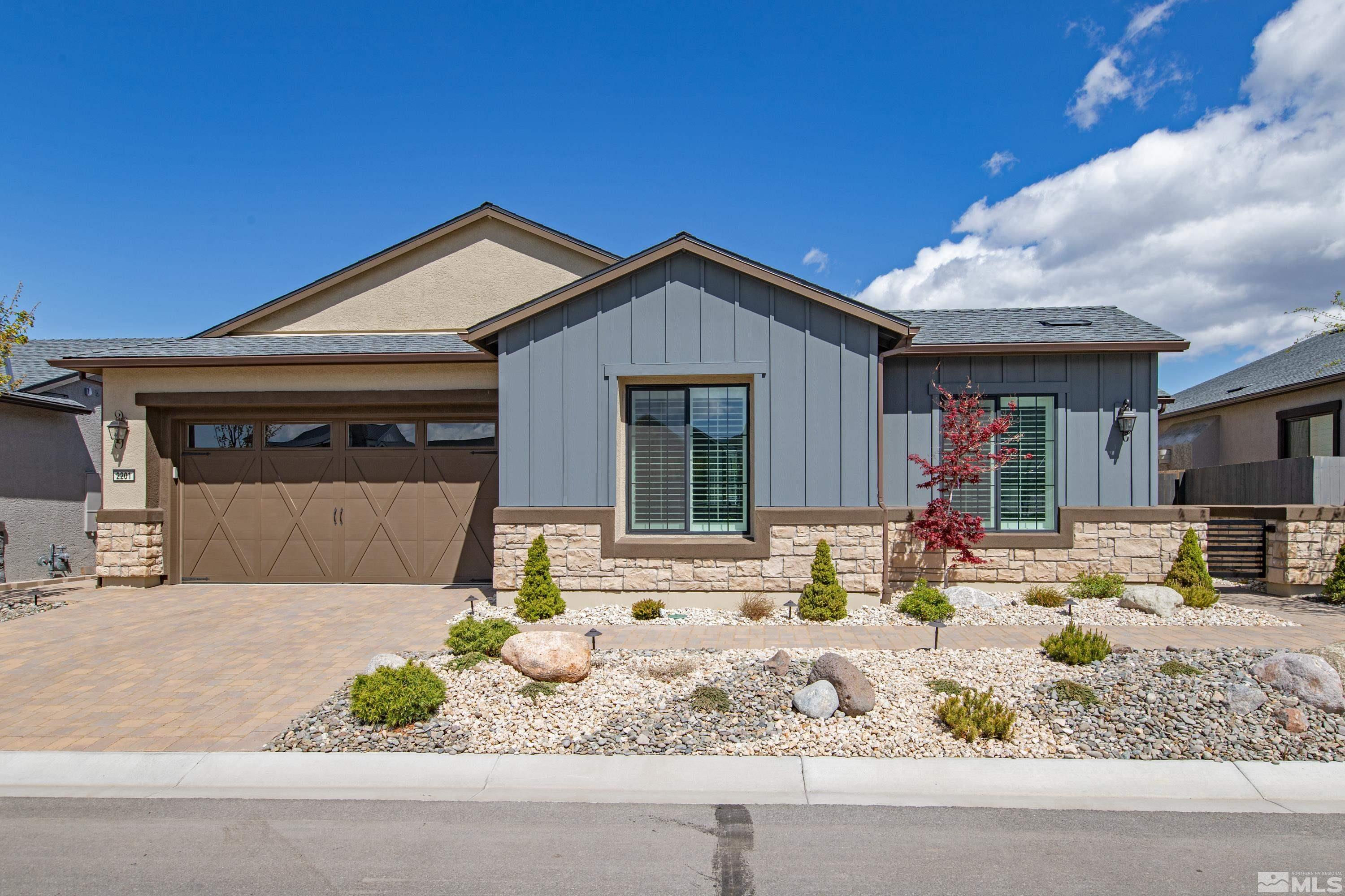 2201 Kate's Bridge Drive Reno, NV 89521 - Photo 3 of 39 a front view of house with outdoor seating