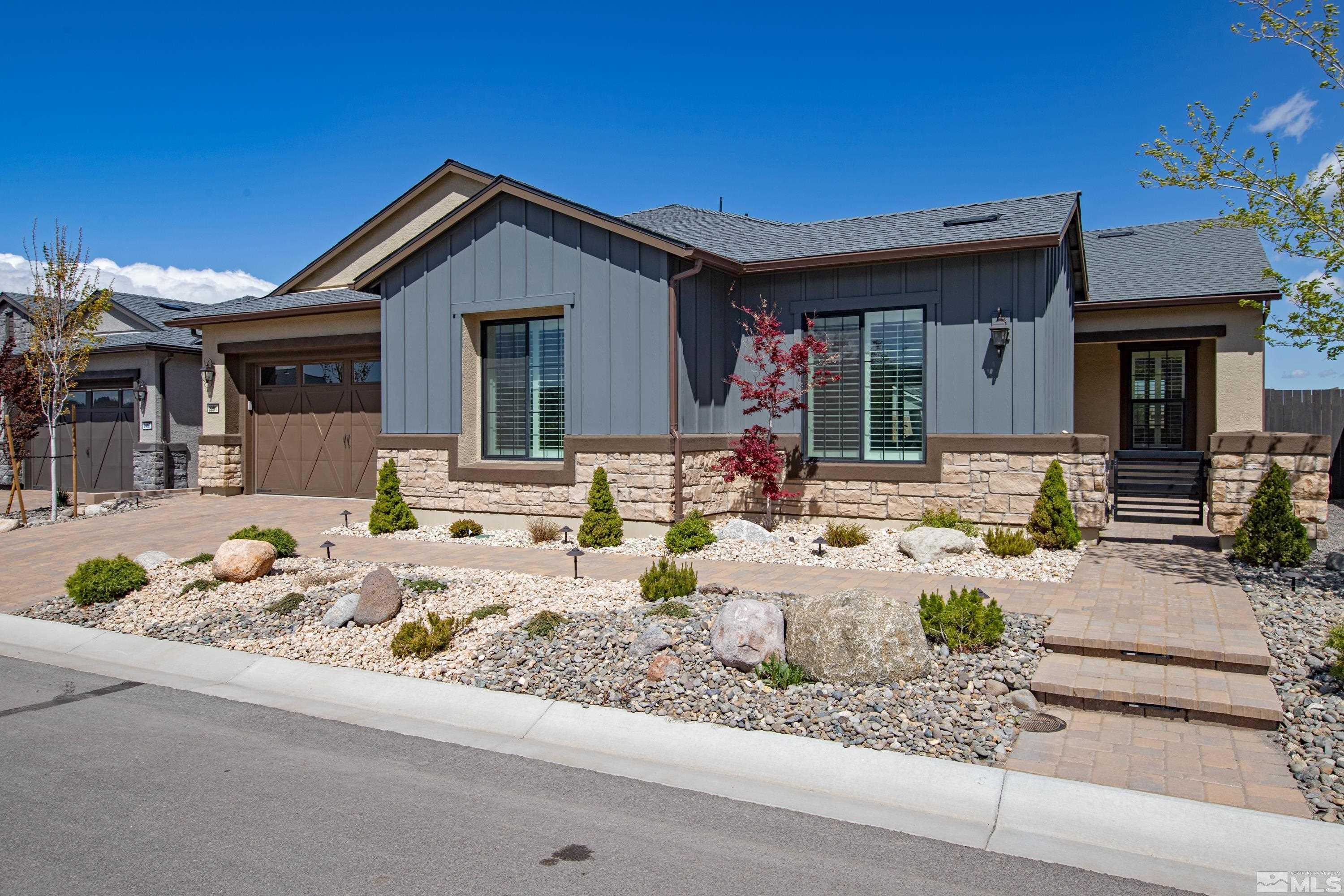 2201 Kate's Bridge Drive Reno, NV 89521 - Photo 4 of 39 a front view of house with outdoor seating