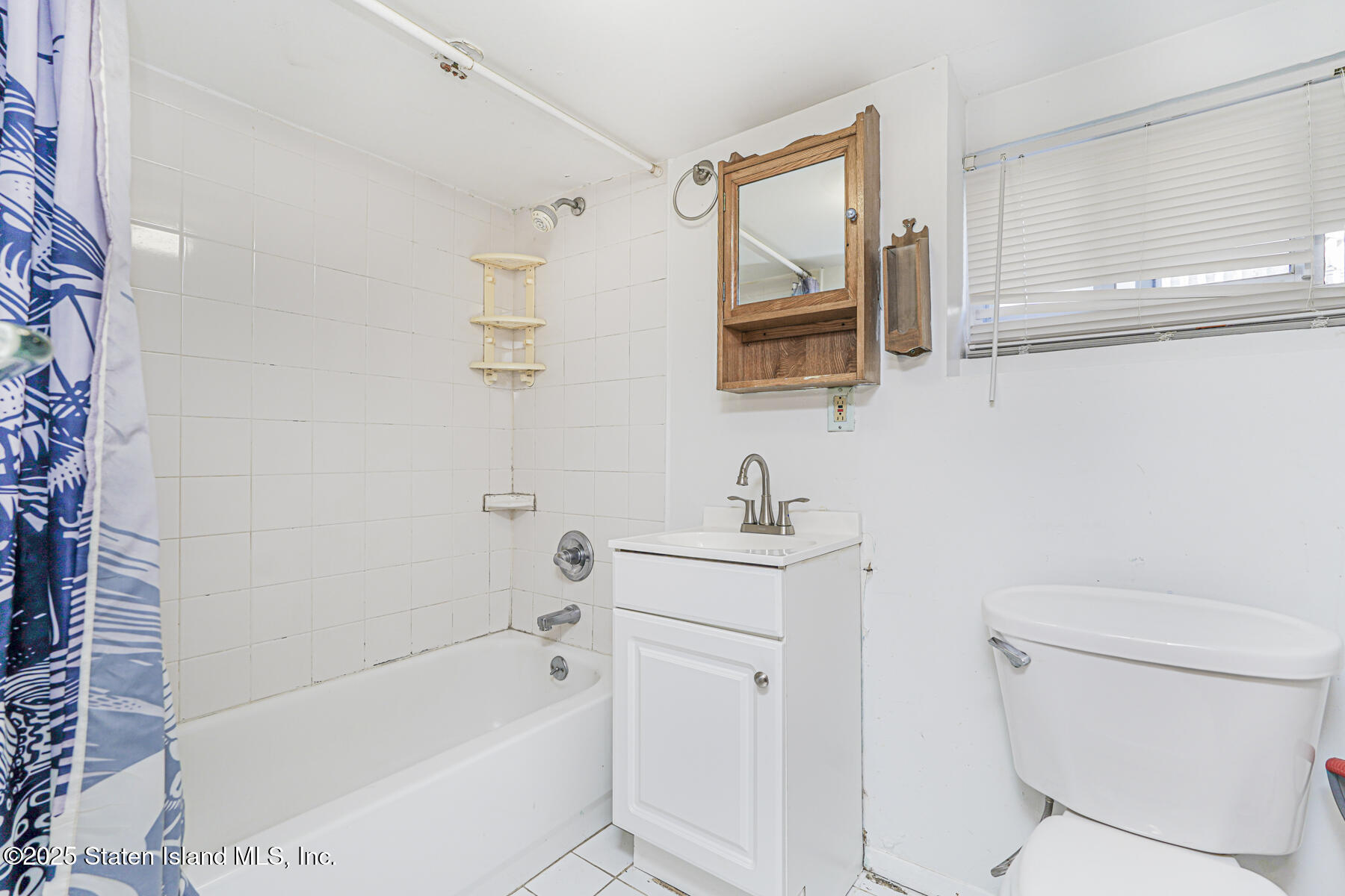 252 Dickie Avenue Staten Island, NY 10314 - Photo 31 of 37 a bathroom with a sink a toilet and shower