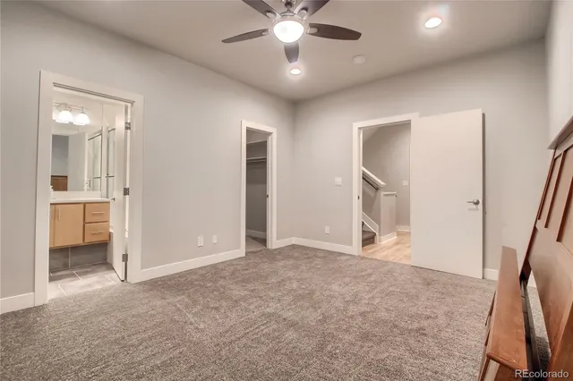 a view of walk in closet