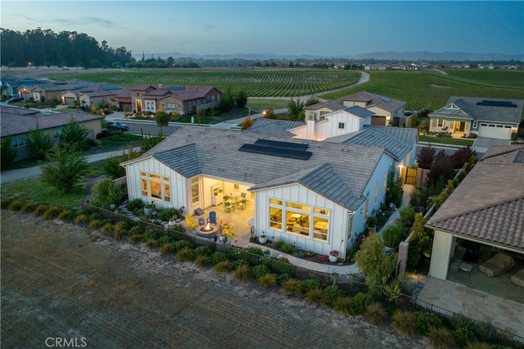 1594 Eucalyptus Road Nipomo, CA 93444 - Photo 75 of 75 an aerial view of a house with outdoor space lake view and mountain view