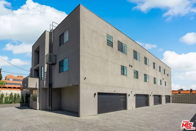 a large building with a window