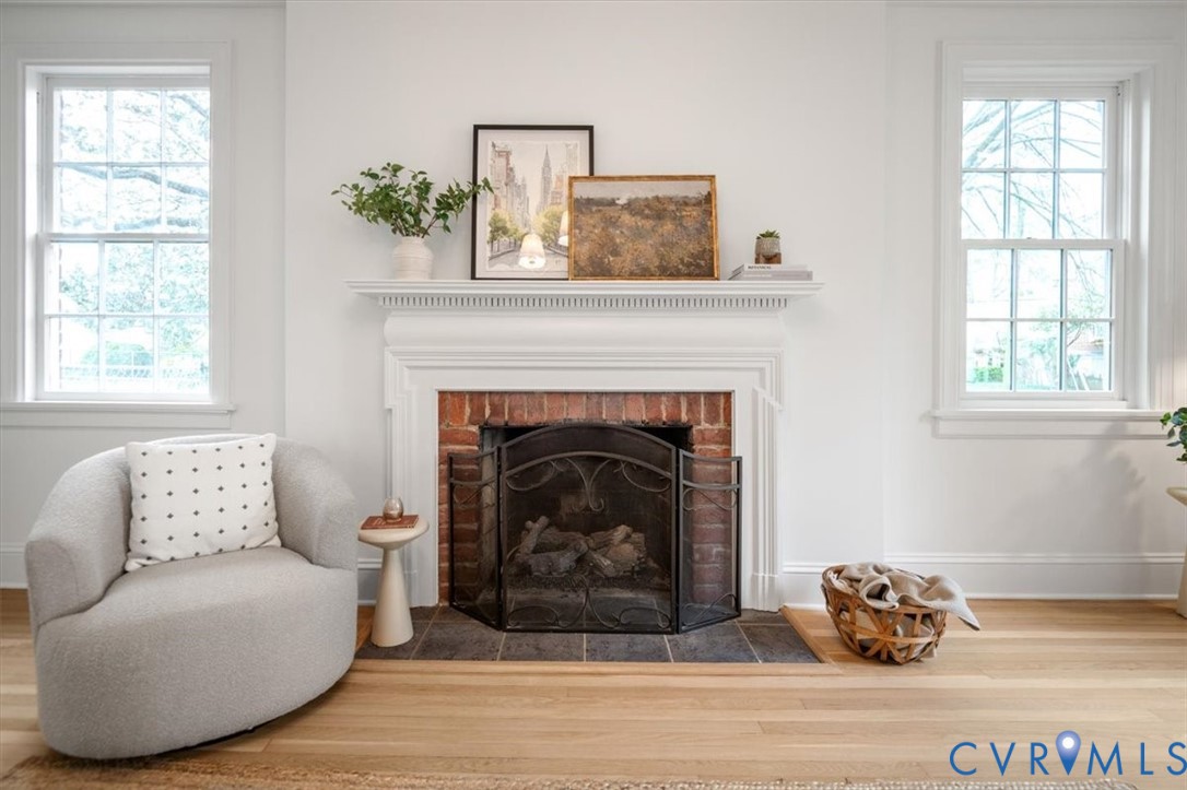 4703 Sylvan Road Richmond, VA 23225 - Photo 15 of 49 Fireplace in the Living room