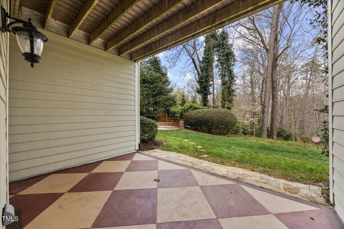 5300 Mandrake Court Raleigh, NC 27613 - Photo 42 of 50 Covered patio lower level