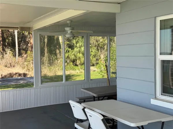 a view of a workspace with a window