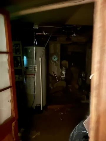 a close view of water heater