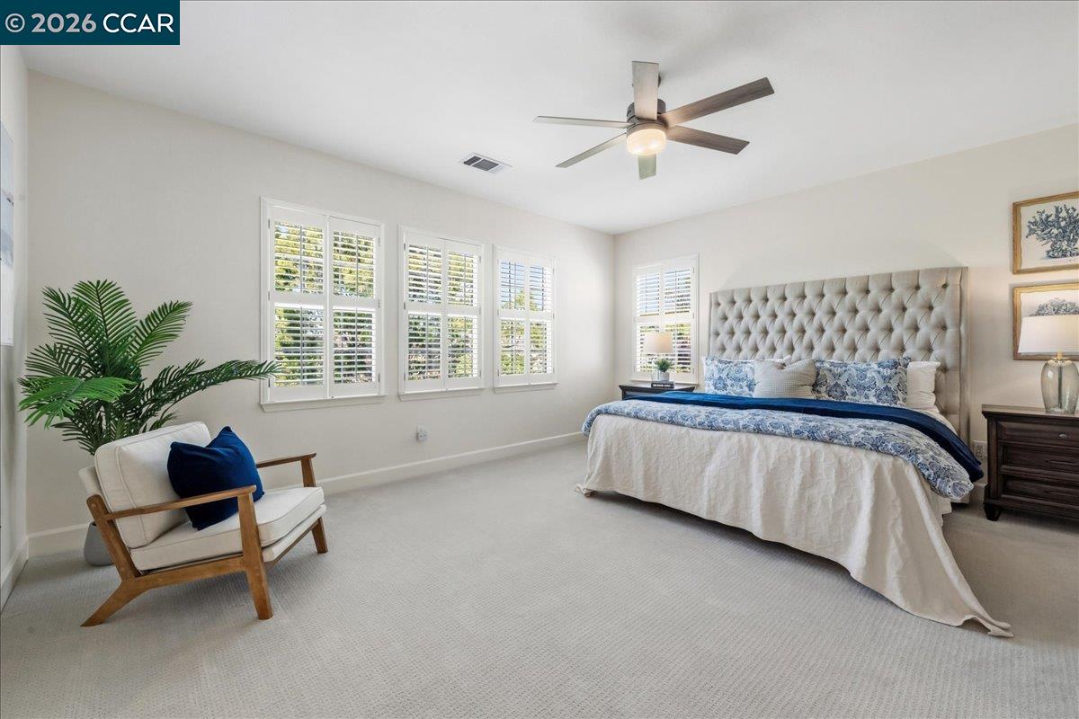 211 Cullens Court San Ramon, CA 94582 - Photo 23 of 56 a bedroom with a bed and a window