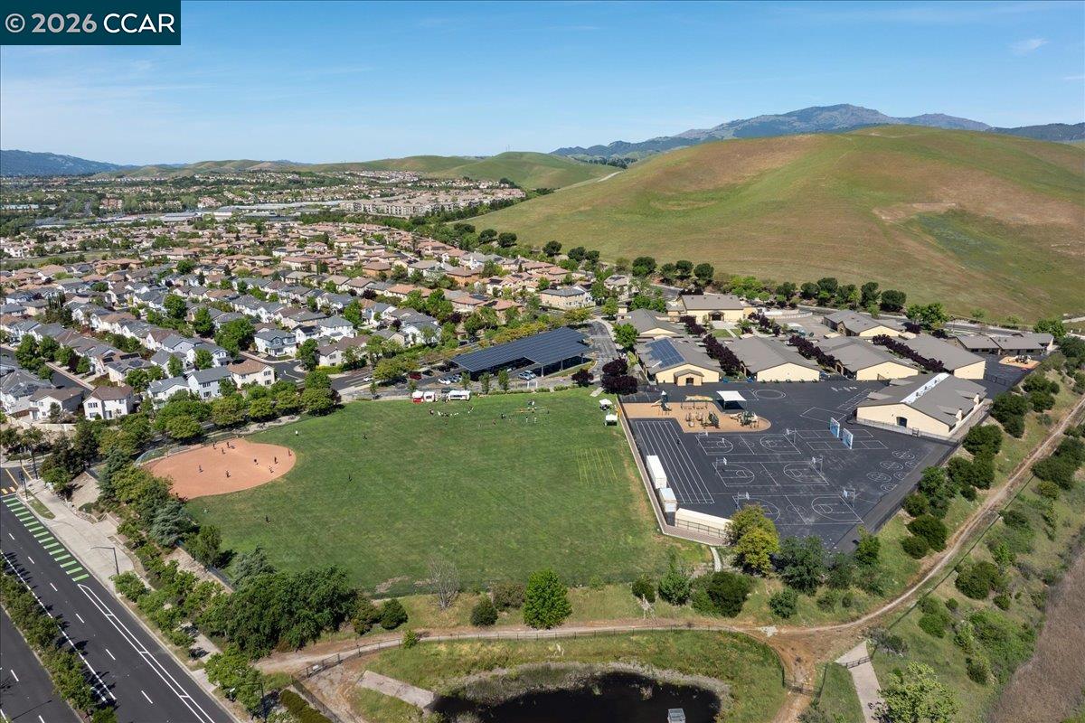 211 Cullens Court San Ramon, CA 94582 - Photo 50 of 56 an aerial view of residential houses with outdoor space and trees
