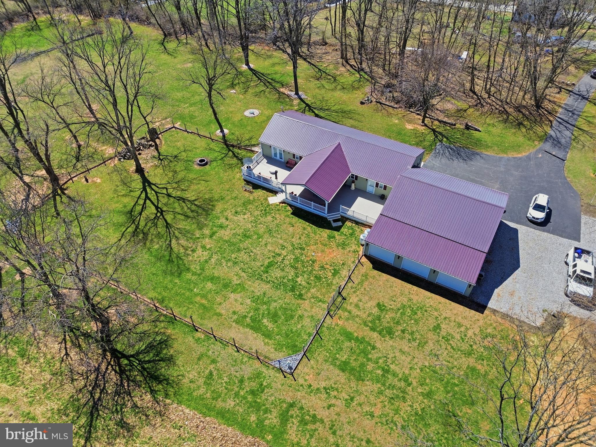 1025 White Oak Road Windsor, PA 17366 - Photo 46 of 70 an aerial view of a house with yard and green space