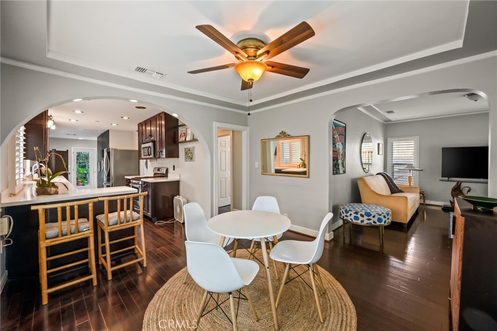 3441 Virginia Road Los Angeles, CA 90016 - Photo 6 of 40 a living room with furniture and a wooden floor
