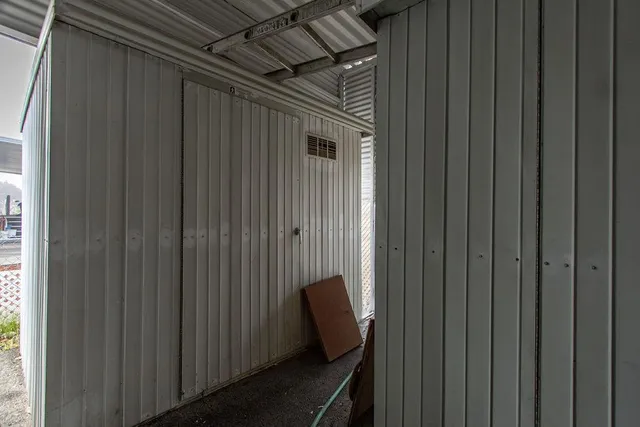 a view of a elevator