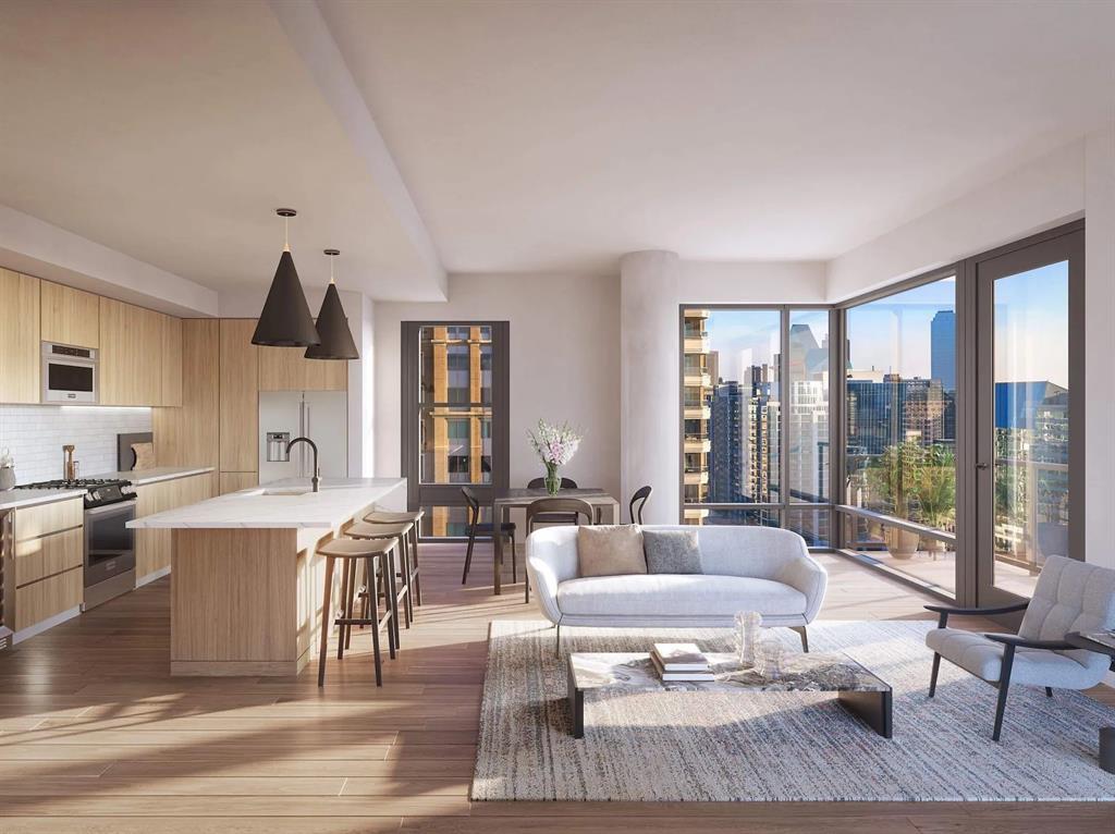 3003 Maple Avenue, Unit 2220 Dallas, TX 75201 - Photo 1 of 40 a living room with furniture and a large window