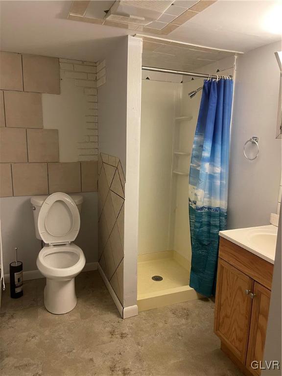 723 Bushkill Center Road Nazareth, PA 18064 - Photo 11 of 18 a bathroom with a toilet and a shower