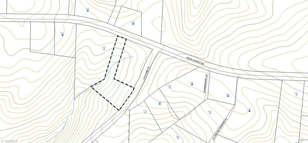 Lot 3 Eden Church Road Madison, NC 27025 - Photo 15 of 15 Contours Map