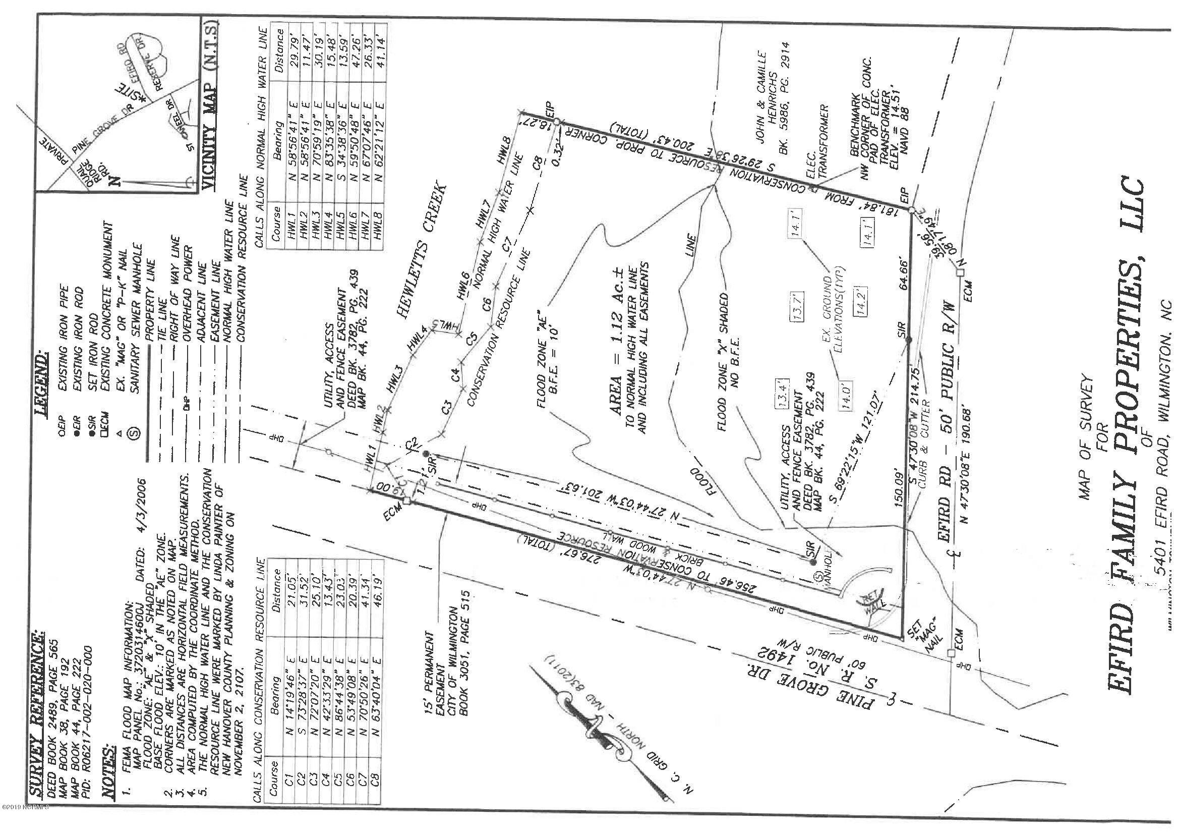 5401 Efird Road Wilmington, NC 28409 - Photo 10 of 10 Survey (2)