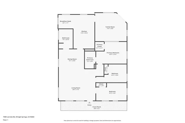 $449,900 | 7580 Latrobe Road, Shingle Springs, CA 95682