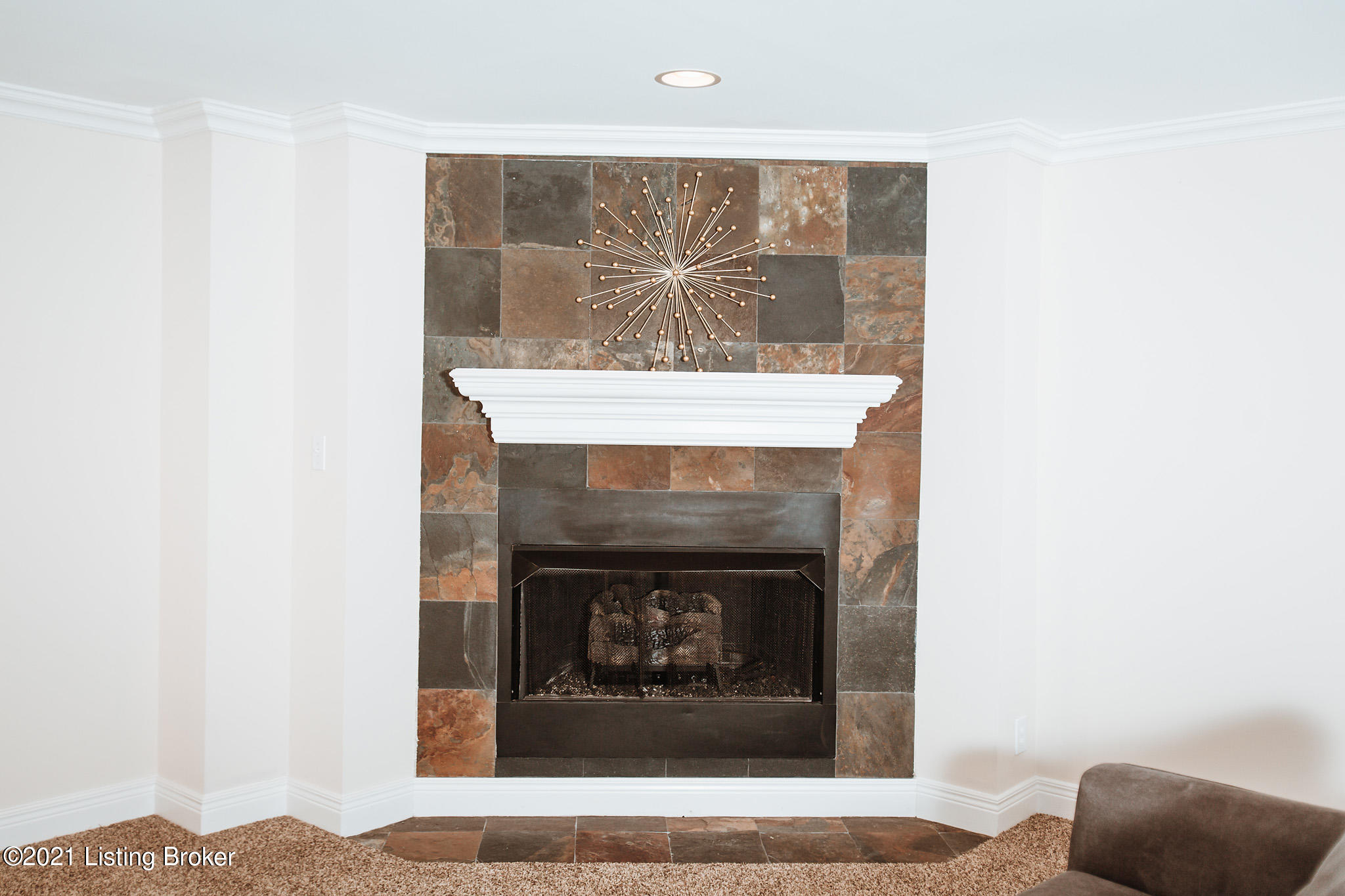 1303 Ridge Pointe Goshen, KY 40026 - Photo 45 of 52 Basement Fireplace