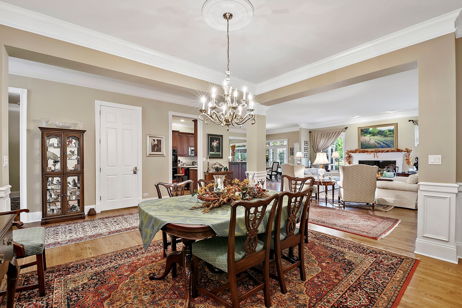 1036 Ridgeview Drive Inverness, IL 60010 - Photo 7 of 35 a view of a dining room with furniture and chandelier