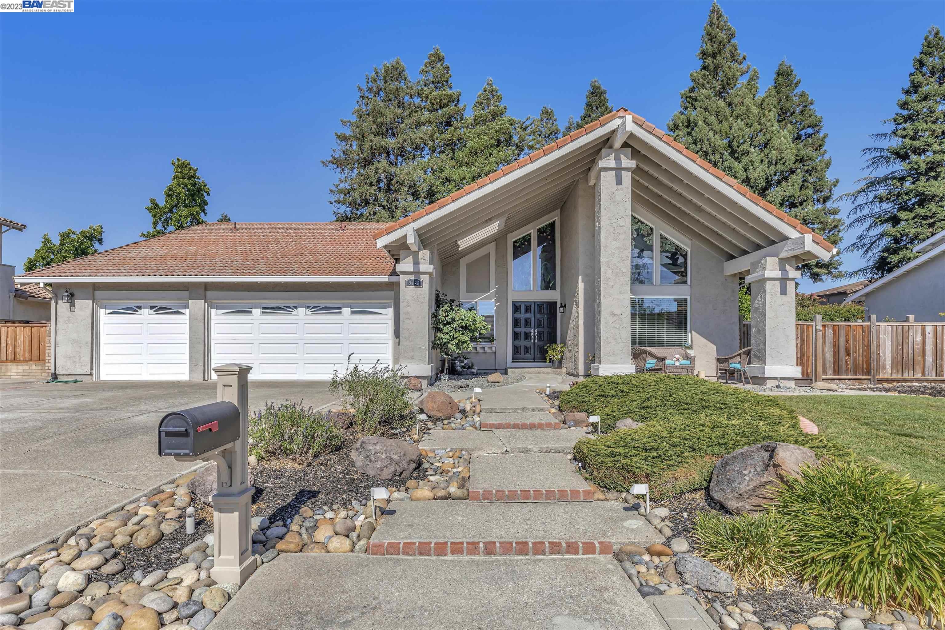 front view of house with a yard