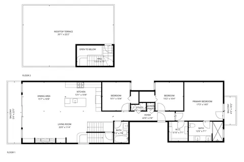a picture of a floor plan