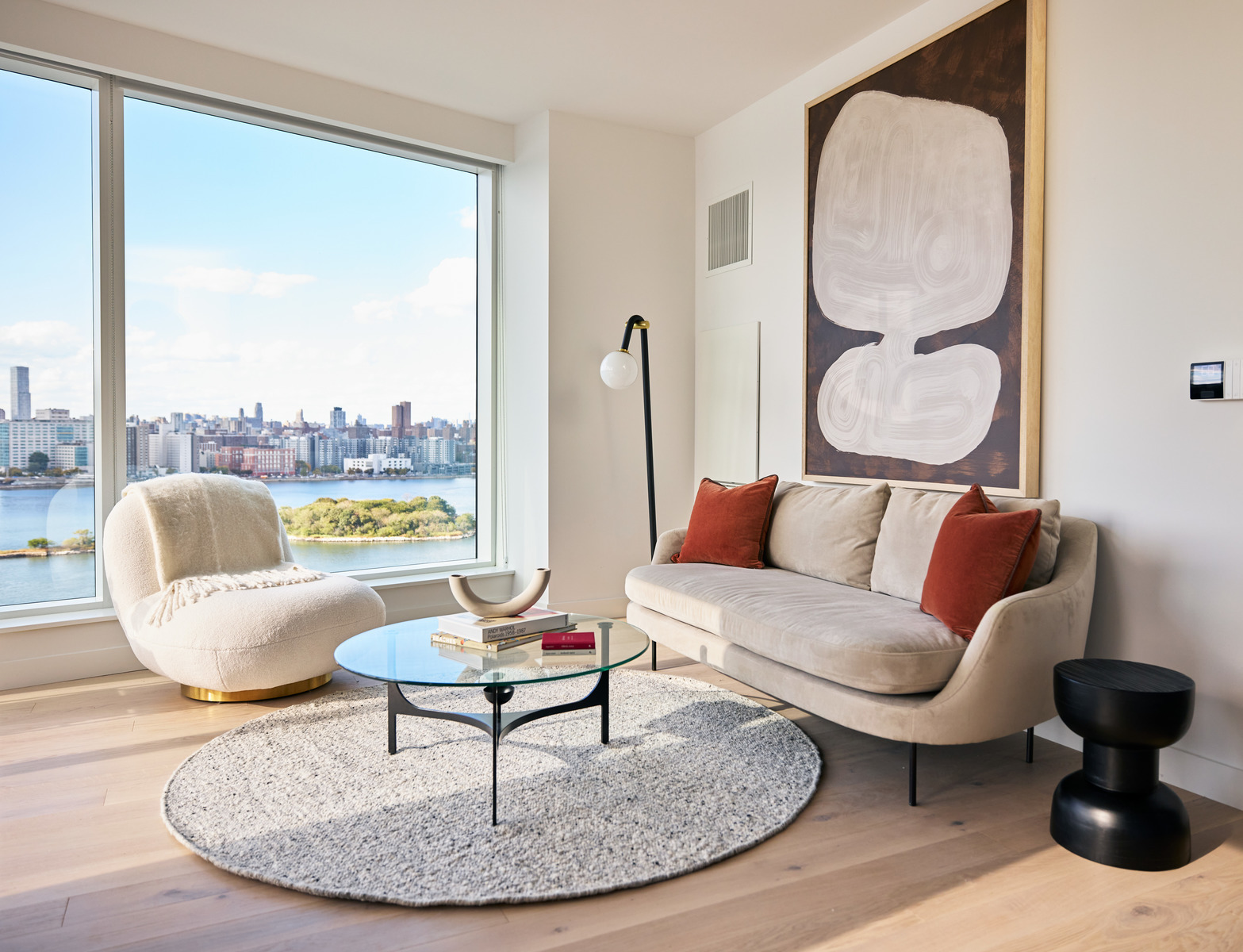 20 Halletts Point, Unit 22405 Queens, NY 11102 - Photo 2 of 47 a living room with furniture and a potted plant