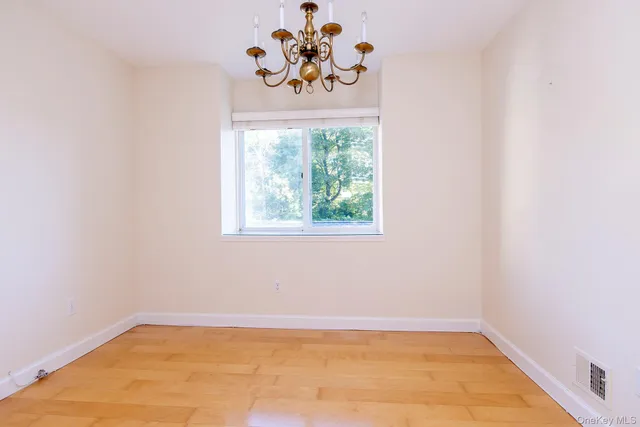 a view of a window in a room