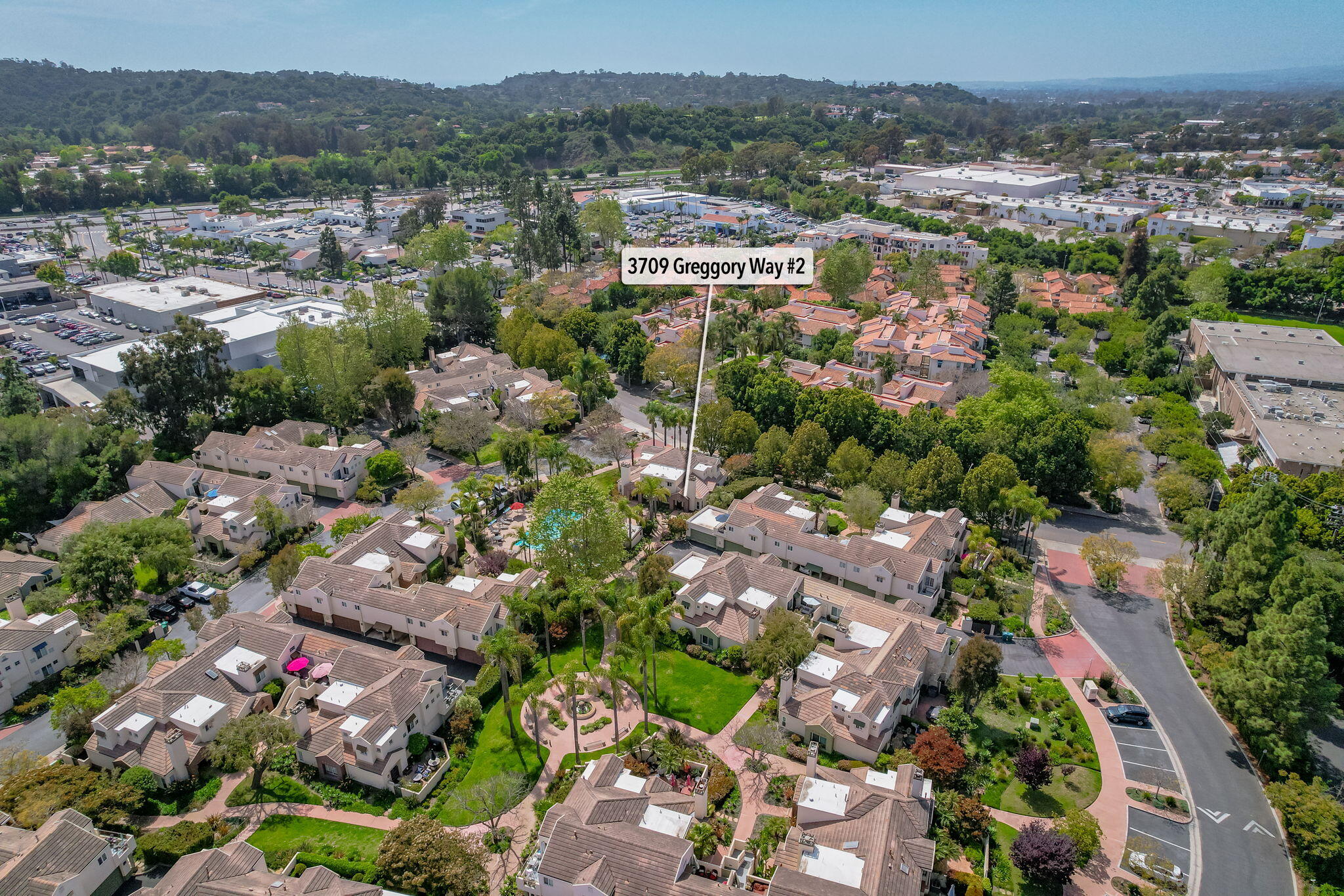 3709 Greggory Way, Unit 2 Santa Barbara, CA 93105 - Photo 35 of 35 04 - 3708-1 Greggory Way (aerial)