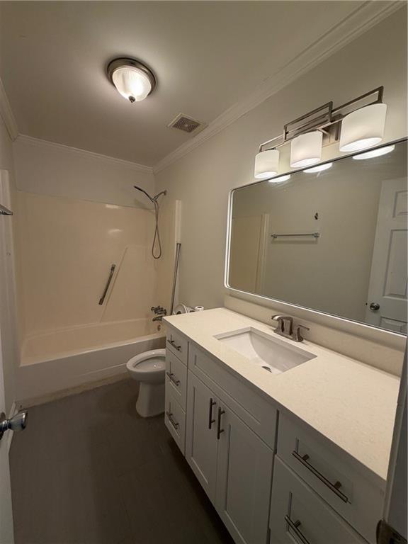 2912 Webb Bridge Road Alpharetta, GA 30009 - Photo 10 of 12 a bathroom with a double vanity sink toilet mirror and bathtub