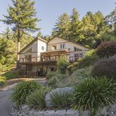 a view of a house with a yard and plants