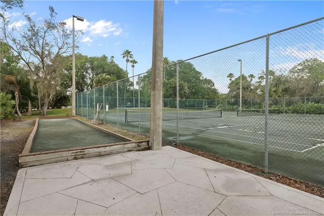 a view of a basketball court