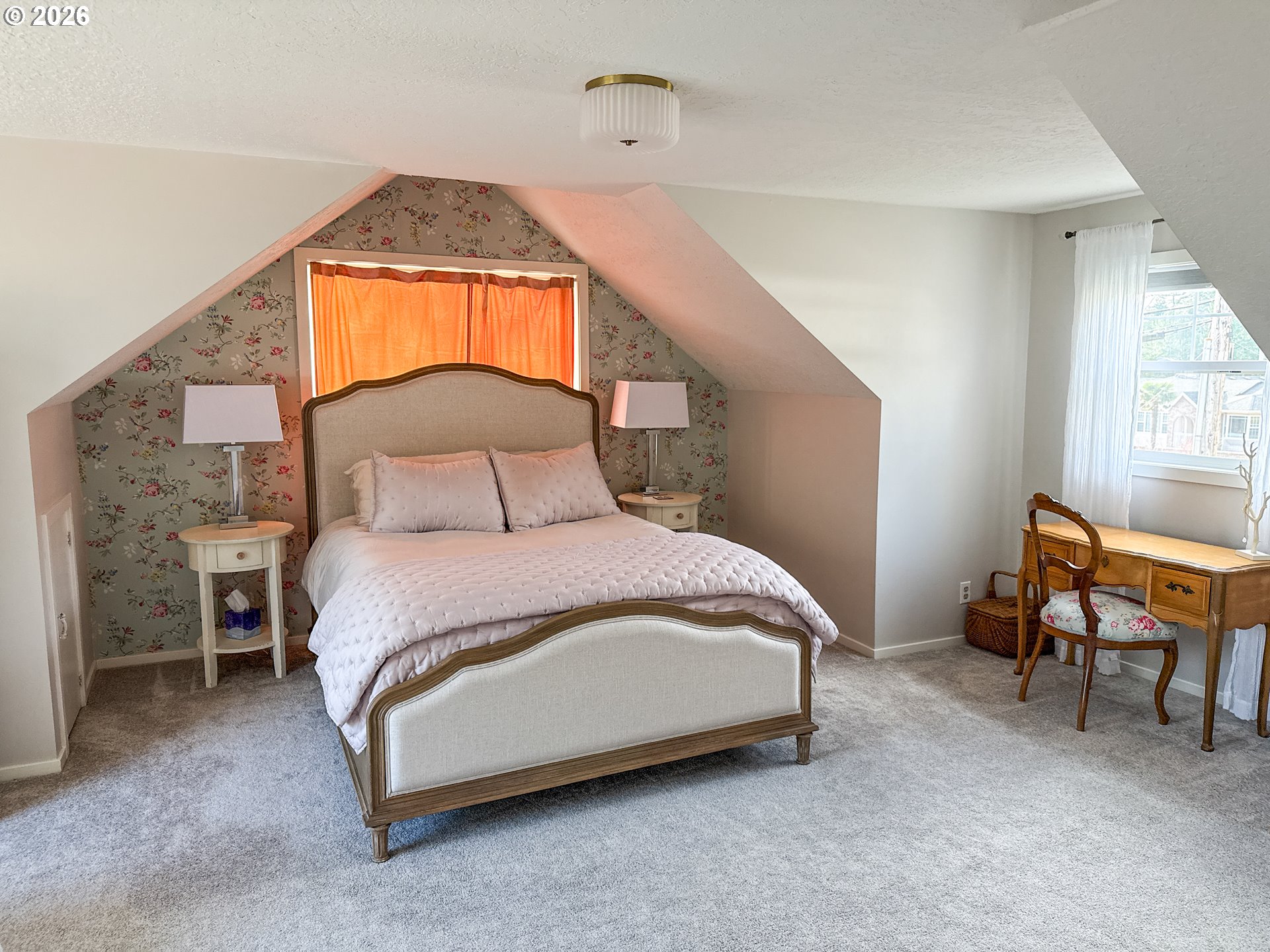11734 Southeast Idleman Road Happy Valley, OR 97086 - Photo 30 of 48 a bedroom with a bed chair and window