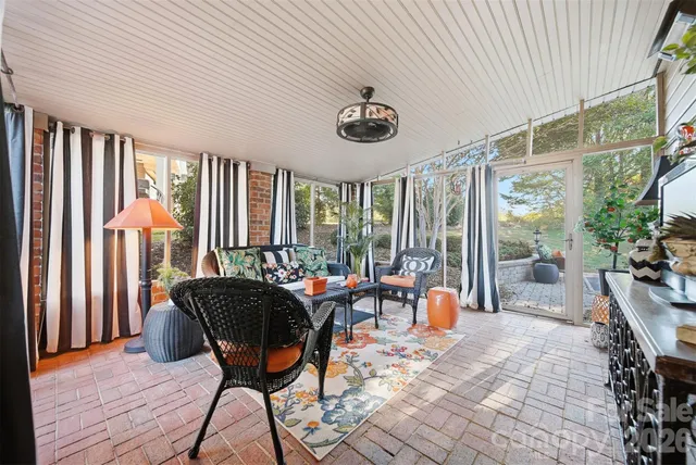 a view of a table and chairs on the terrace