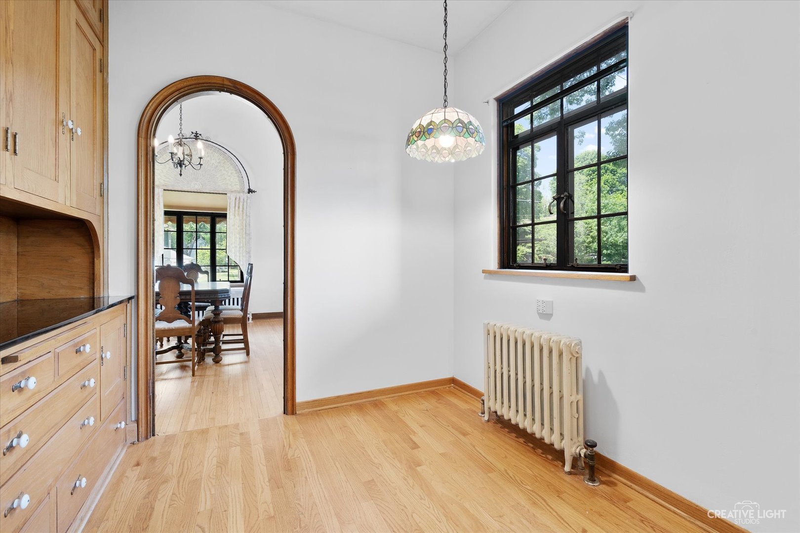 1125 Cedar Avenue Elgin, IL 60120 - Photo 8 of 29 a view of living room and hallway with wooden floor