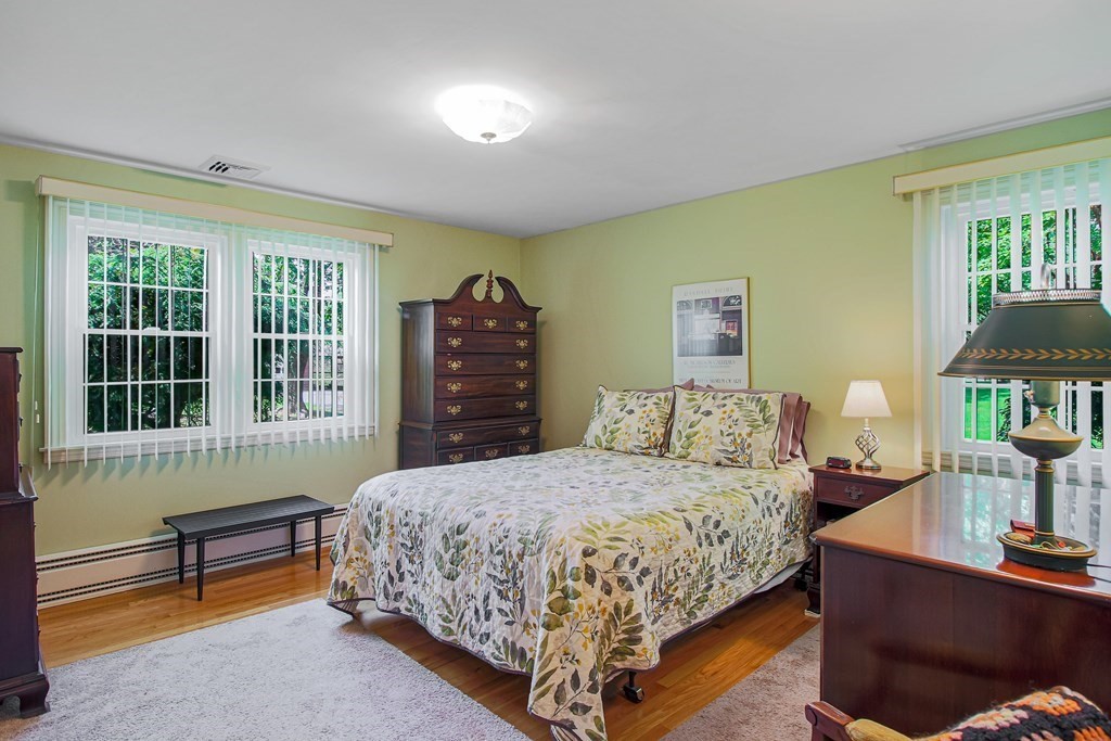 54 Ellis Drive Worcester, MA 01609 - Photo 35 of 42 a bedroom with a bed and a dresser next to a window