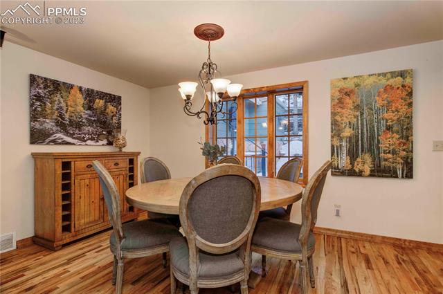 5790 Ona Road Cascade, CO 80809 - Photo 7 of 32 Dining area with view of patio.
