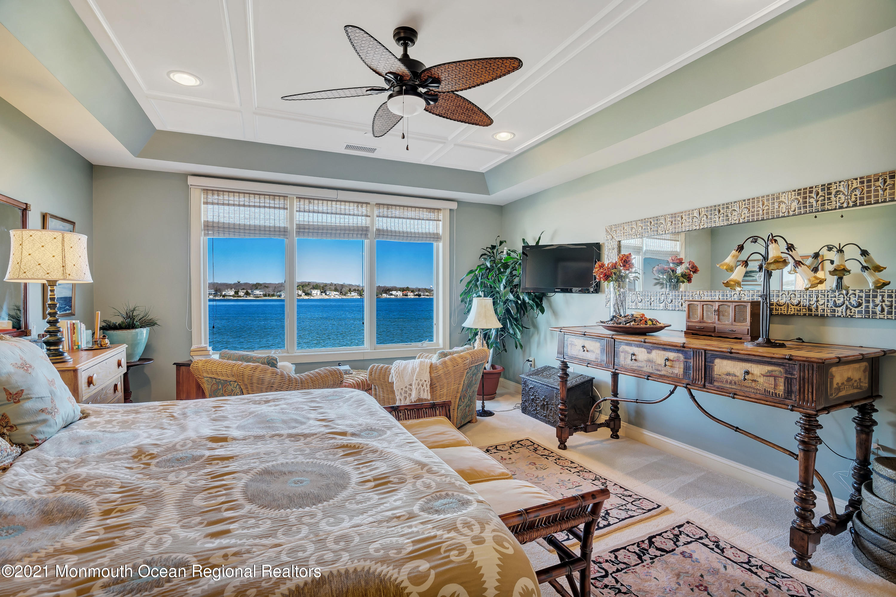 2201 River Road, Unit 3202 Point Pleasant, NJ 08742 - Photo 19 of 44 a bed room with a bed and a chair