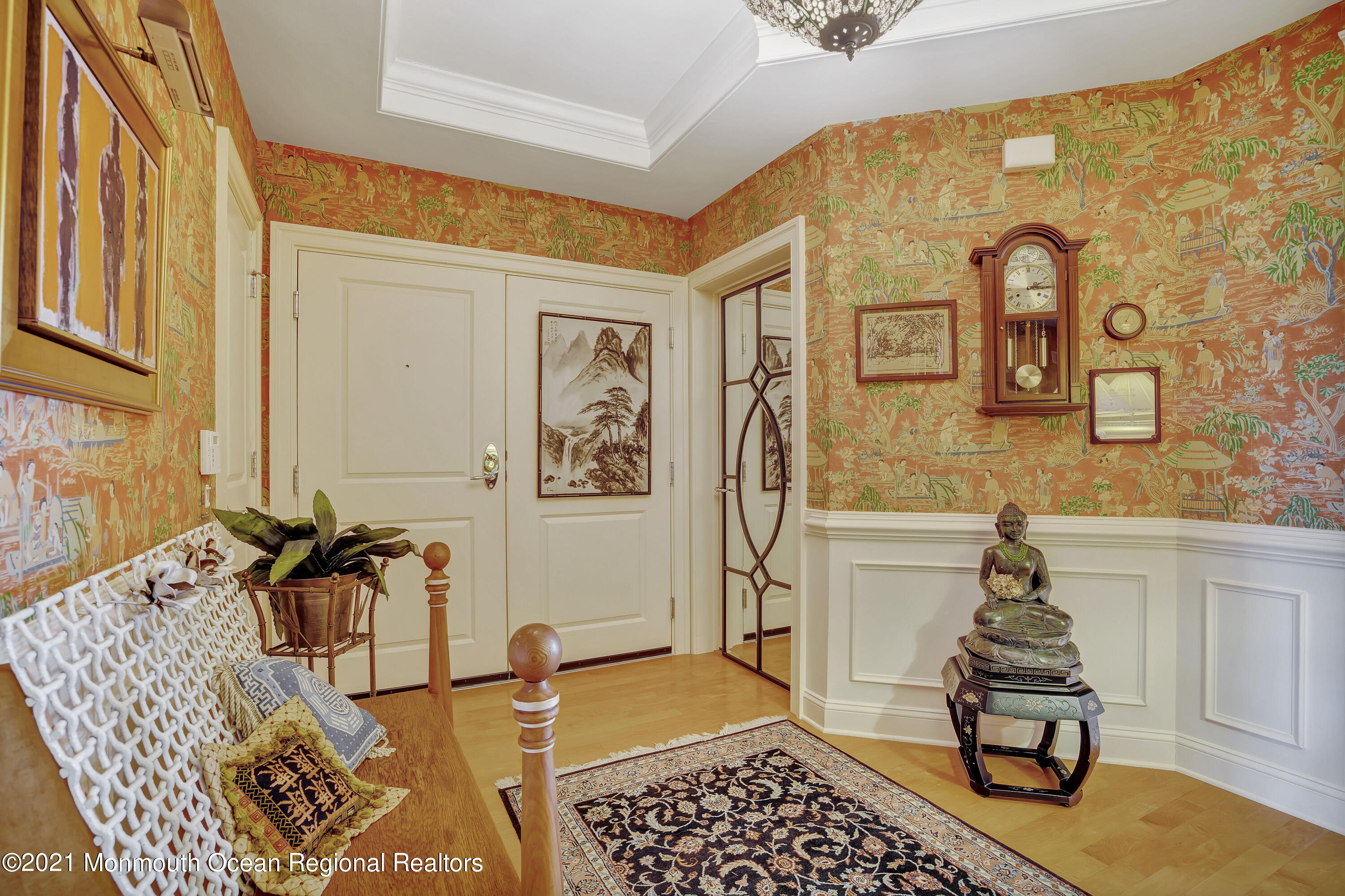 2201 River Road, Unit 3202 Point Pleasant, NJ 08742 - Photo 5 of 44 a bedroom with a bed and the view of bathroom
