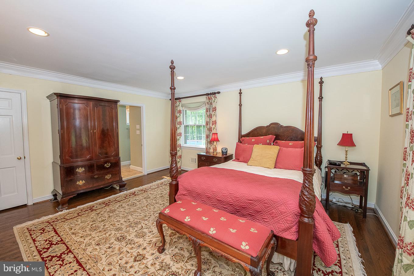 714 Woodcrest Road Wayne, PA 19087 - Photo 17 of 44 First Floor Primary Bedroom with tons of light