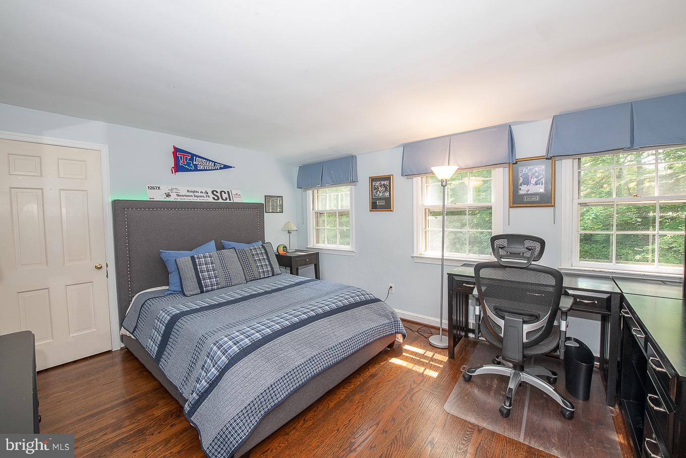 714 Woodcrest Road Wayne, PA 19087 - Photo 28 of 44 Second floor bedroom with handsome hardwood floors