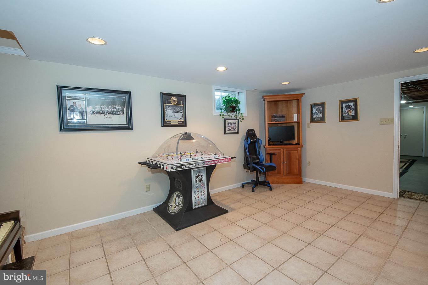 714 Woodcrest Road Wayne, PA 19087 - Photo 34 of 44 Finished Basement with tile floors