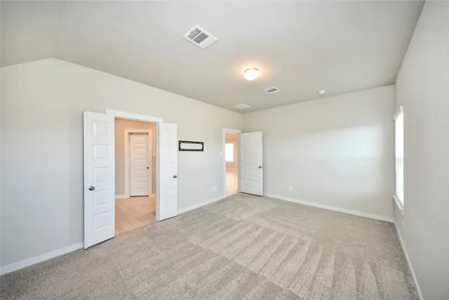 a view of an empty room