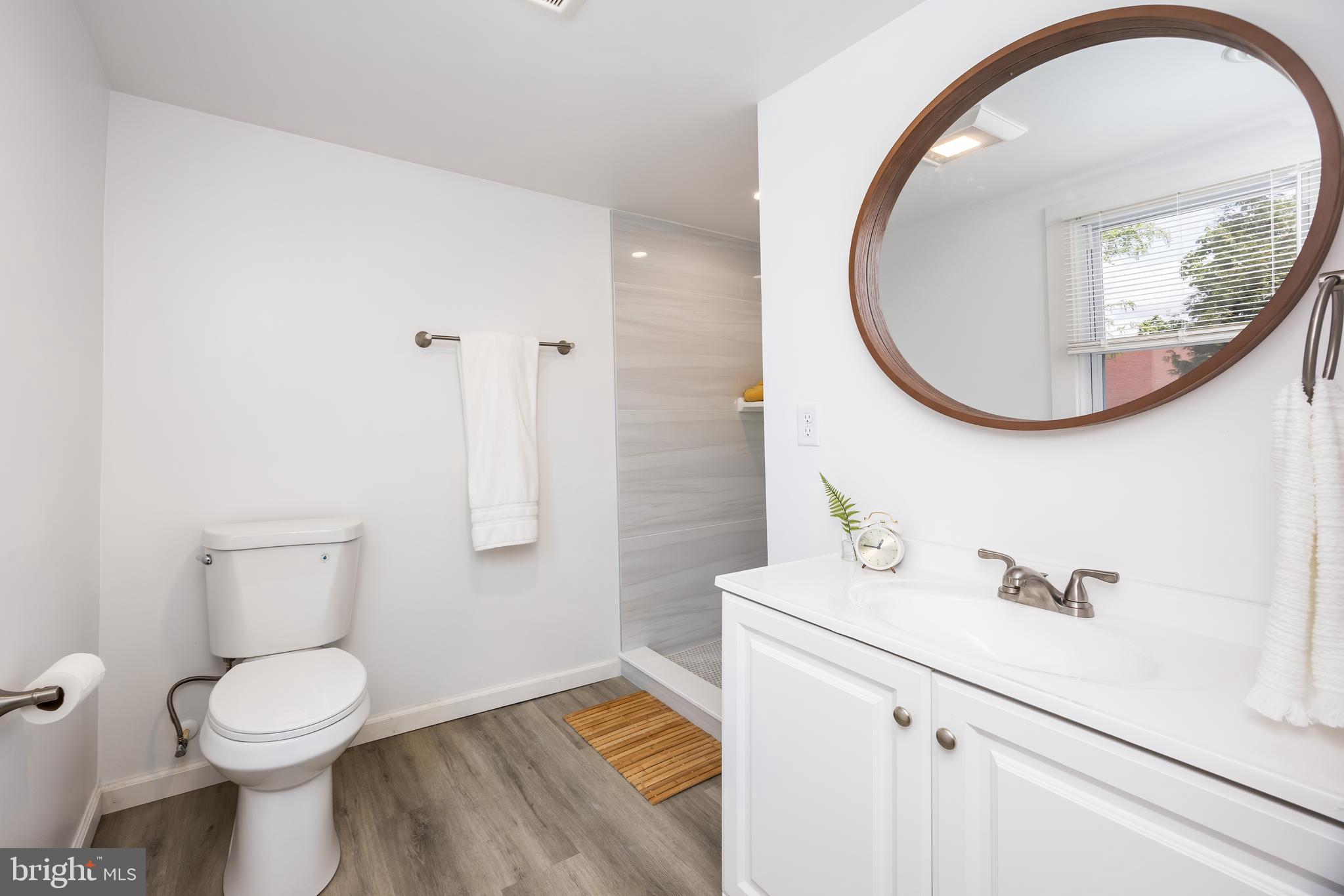 8359 Newark Road Newark, MD 21841 - Photo 42 of 53 a bathroom with a sink mirror and toilet